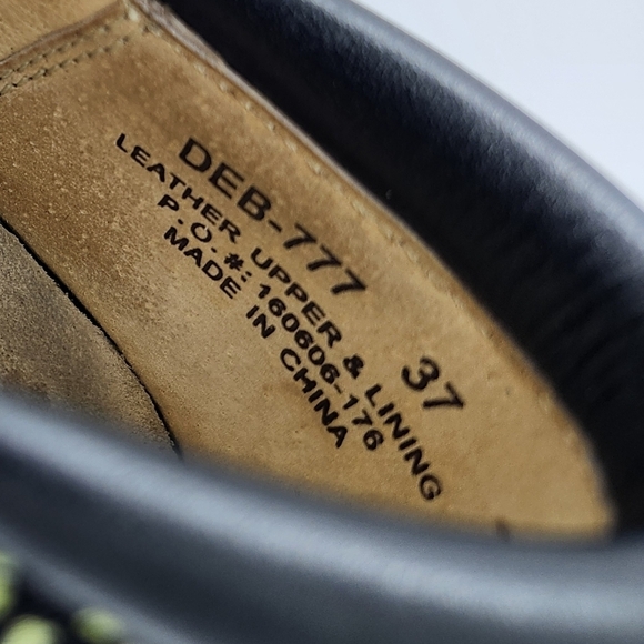 Alegria Leather Debra Viewmaster closed heel clog slip resistant sz 37/8 - Picture 6 of 9